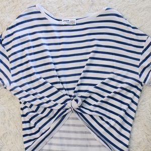 Zara oversized Shirt with stripes