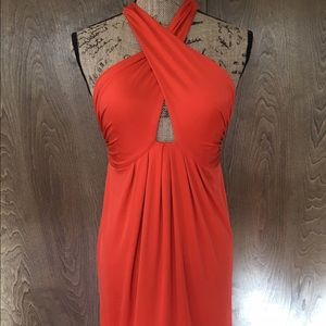 Diane von Furstenberg silk halter dress.