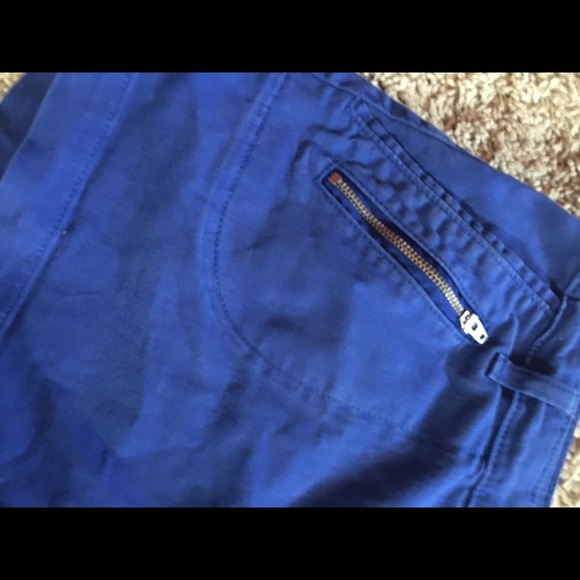 Cobalt Gap High-Waisted Shorts💙 - Picture 2 of 3