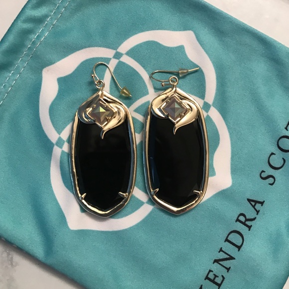 Kendra Scott Gabby-  Black/ iridescent