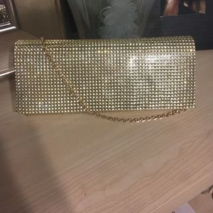 Gold Aldo Clutch