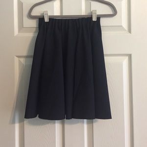 Navy Zara Circle Skirt