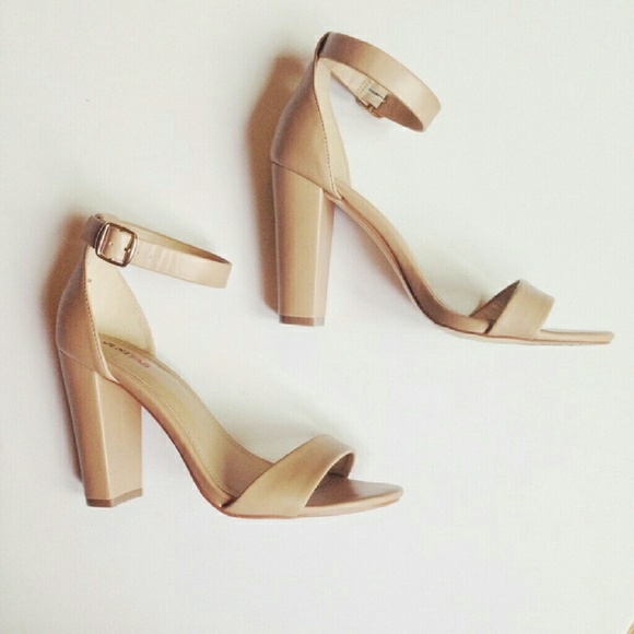 Nude strappy sandals