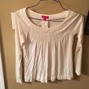 Cute Cream long sleeve shirt