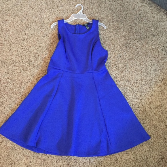 Royal blue dress