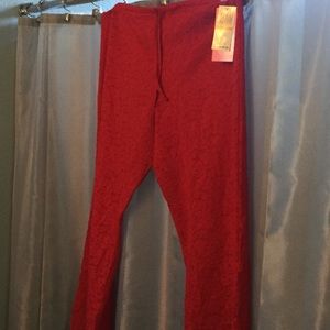 Red Betsy Johnson pants! Size Small
