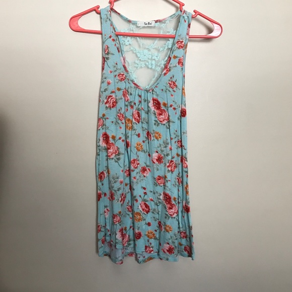 Floral Lacy Tank