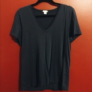 Navy J. Crew v-neck