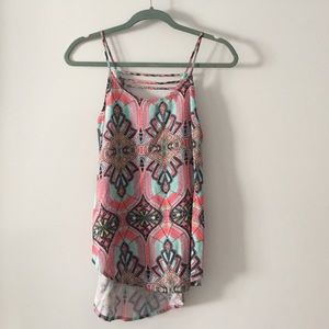 Patterned High-Low Tank