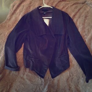 Soft corduroy dark grey jacket