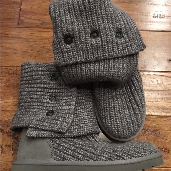 Auth Cardi knit UGG boots 7