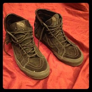 Vans Fringe Suede Hi-Tops 9