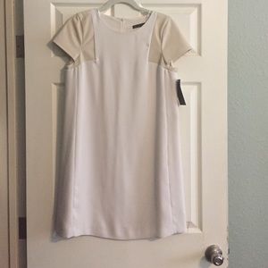 Zara Cream/white Shift Dress