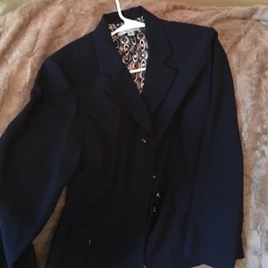 Navy 5 button blazer
