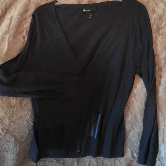 Grey cotton sweater