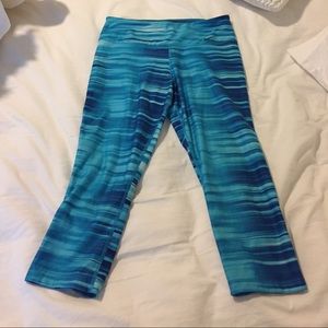 Nike Dri-Fit Blue-Striped Work-out Pants