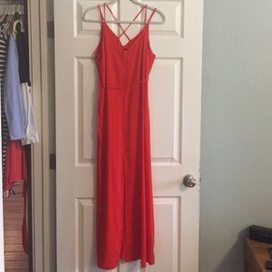 Red Topshop Maxi Dress