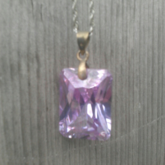 Vintage amethyst necklace