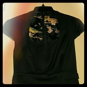 Ted Baker Black Wool Dress