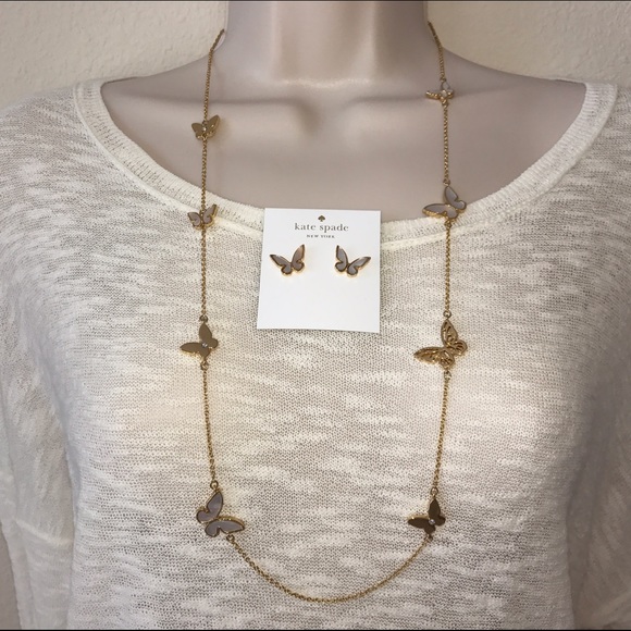 TAKE 30% OFF 🇺🇸 Kate Spade ♠️ Butterfly Earrings - Picture 2 of 4