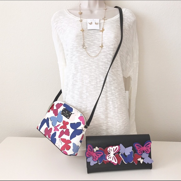 TAKE 30% OFF 🇺🇸 Kate Spade ♠️ Butterfly Earrings - Picture 3 of 4