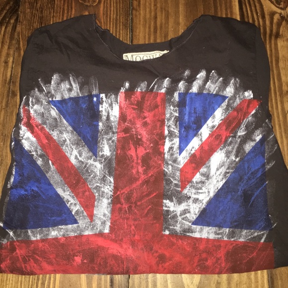 Hand painted Union Jack T-shirt