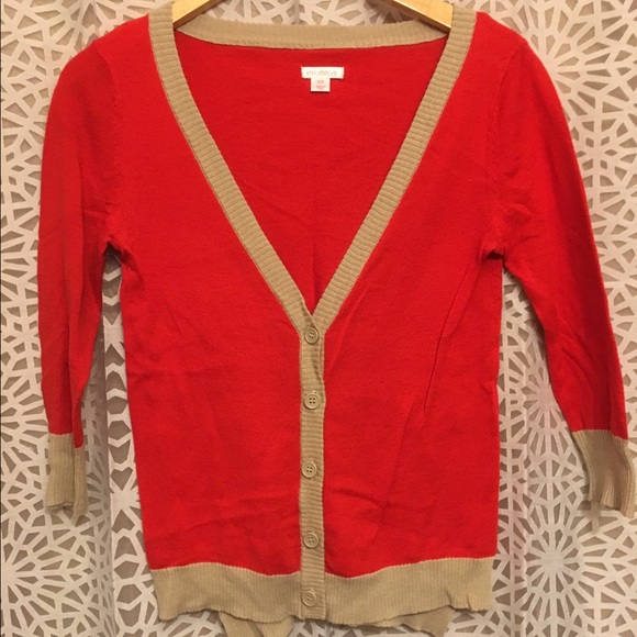 Xhilaration Red Cardigan