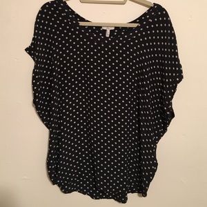 Joie silk polka dot blouse
