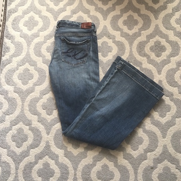 Express jeans fit and flare jeans size 10L