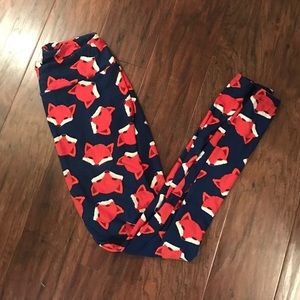 Lularoe one size fox leggings