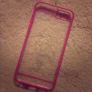 Pink/ clear protective iPhone 6 case