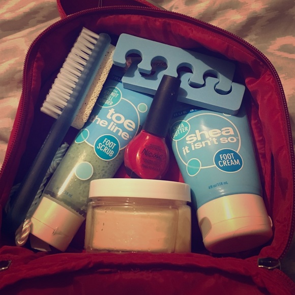 Sparkle pedicure kit