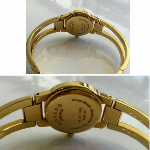 NWT $1,395 Movado Diamond gold watch