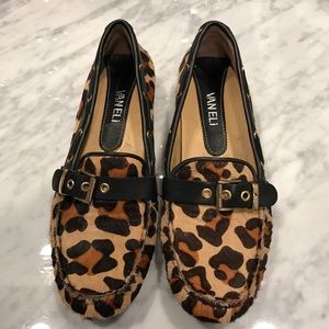 Vaneli Leopard Loafer shoes 7.5 MINT!!