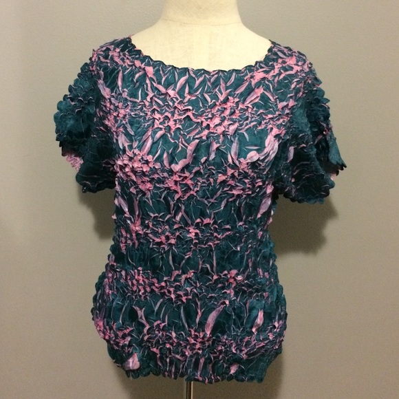 Origami Magic Scarf Blouse