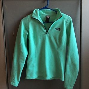North Face fleece quarter zip