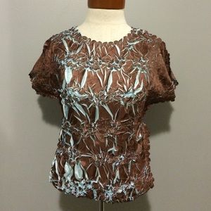 Origami Magic Scarf Blouse