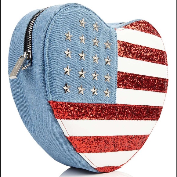 BRAND NEW! Skinnydip USA Heart Crossbody Bag