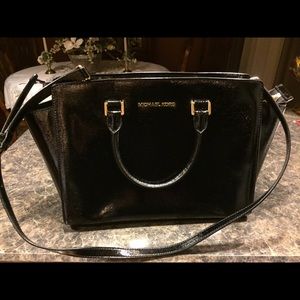 Michael Kors Black leather purse