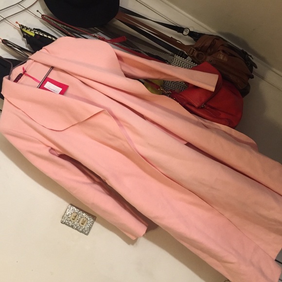 Light Pink Boohoo Coat