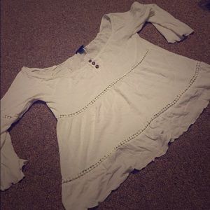 Long sleeve white shirt