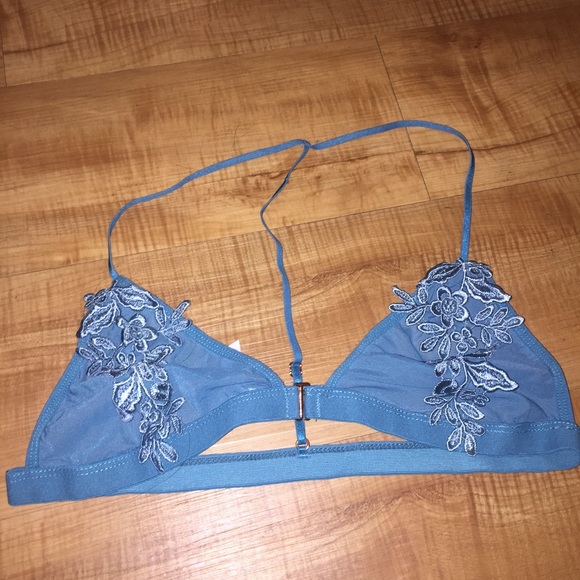 Blue bra