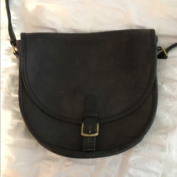 Vintage Coach Saddle Bag - Picture 2 of 3