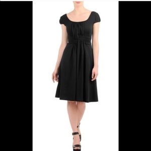New Eshkati Black Fit and Flare Dress 20W