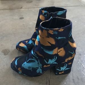 ASOS multi colored winter booties