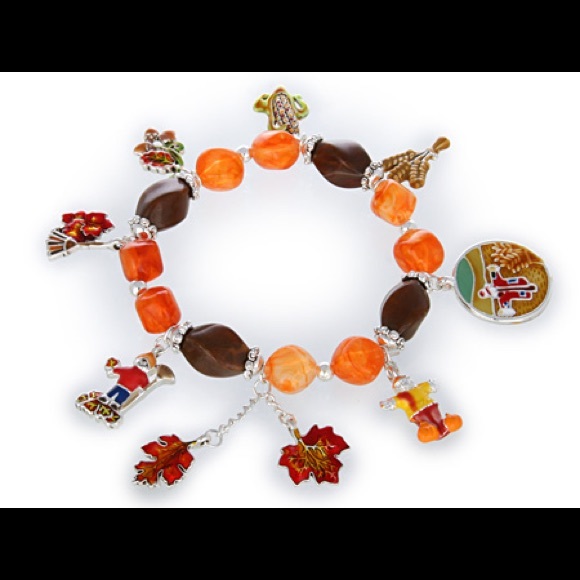 Charms bracelet from fall into winter