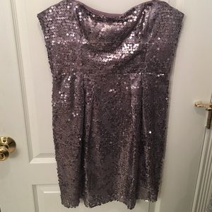 Purple sequin BCBG mini dress - never been worn!