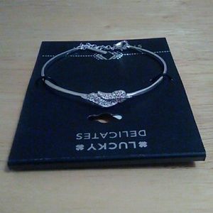 Lucky Delicates .925 silver & cz bracelet