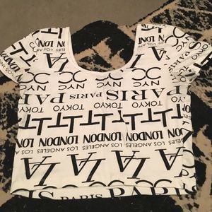 Crop Top, Short Sleeve