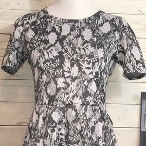 LuLaRoe L Amelia Black/Gray Floral